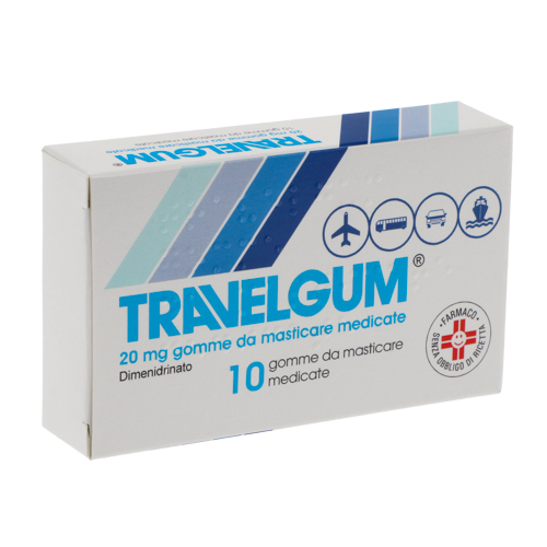 Travelgum 20 mg - 10 gomme-image
